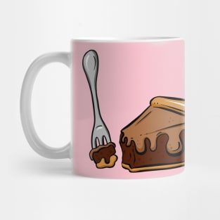 Chocolate Sweet Pie Cake Dessert Mug